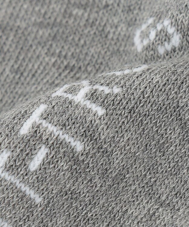 23区GOLF 【WOMEN】【日本製】ロゴ ニーハイソックス ライトグレー系