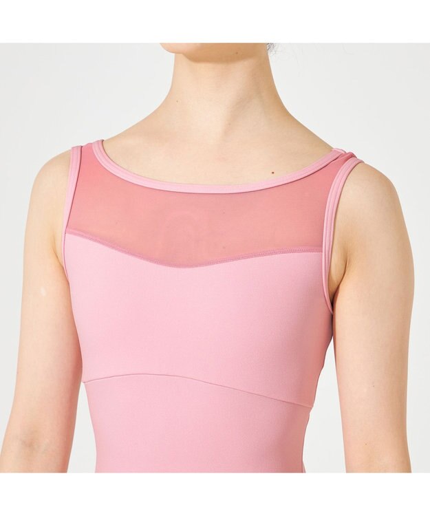 Chacott ノースリーブレオタード ピンク