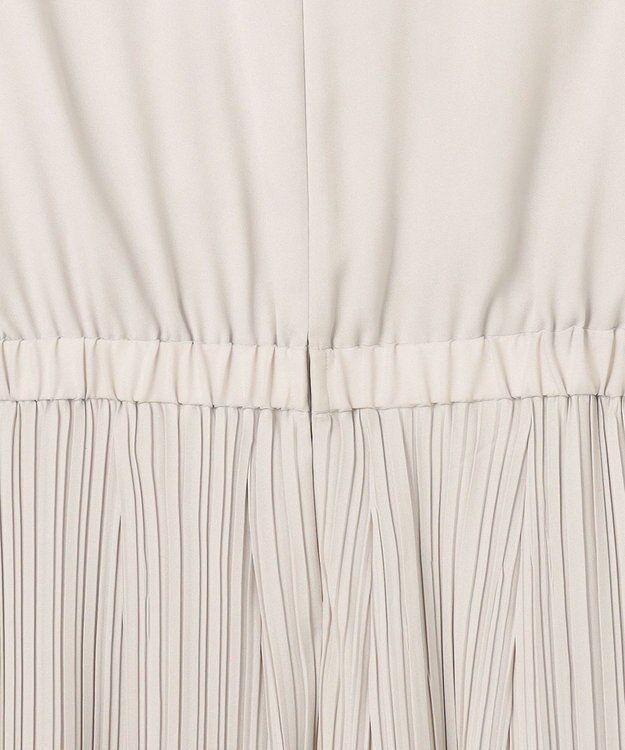 23区 S 【洗える】クリスタルアムンゼン ウエスト切り替え ワンピース ベージュ系