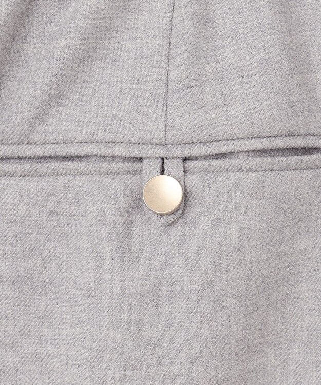 自由区 ウールサキソニー スカート ライトグレー系