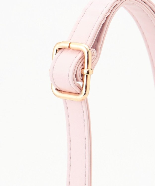 ANY KIDS ふわふわリボンポシェット ピンク