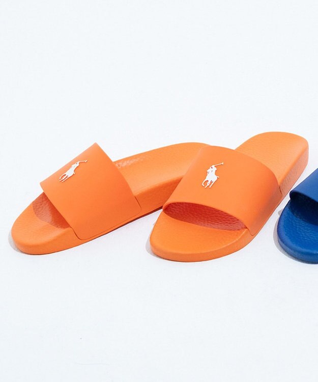 REGAL FOOT COMMUNITY 【ポロラルフローレン メンズ】RE85 POLO SLIDE ポロ スライド サンダル オレンジ