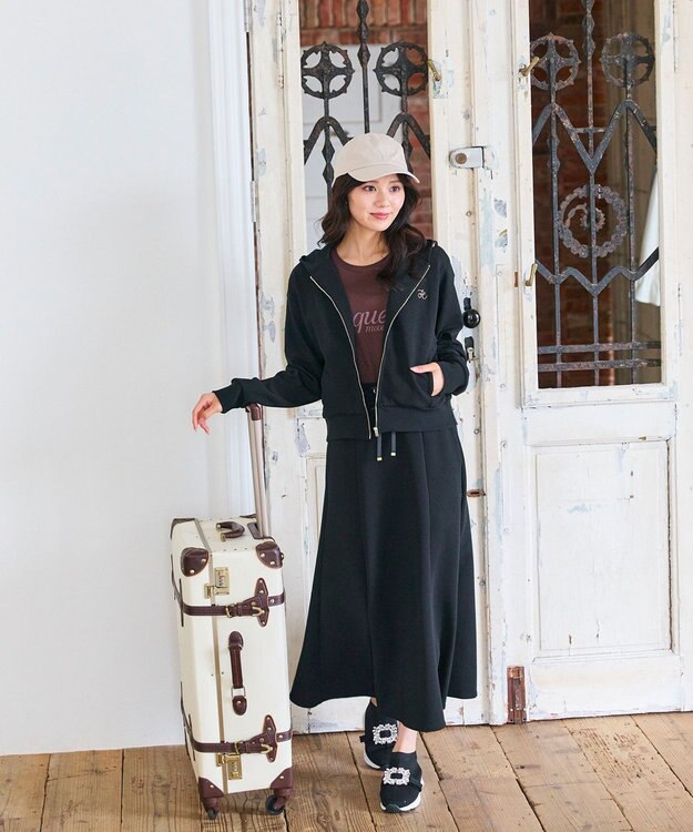 Feroux ゆるマーメードライン ダンボールスカート ブラック系