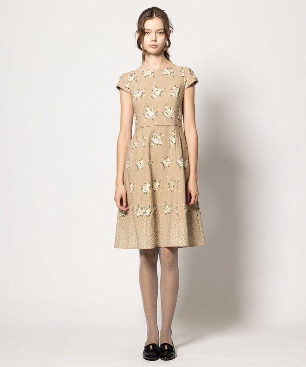 TOCCA FLOST FLOWER ドレス ベージュ系7