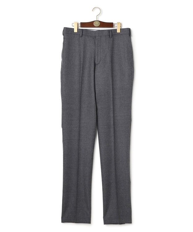 J.PRESS MEN 【ストレッチ / 洗える】トリートメントウール フランネル スラックス ライトグレー系