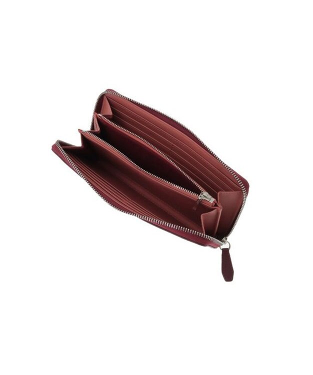 genten カレイド ラウンド長財布 ワイン