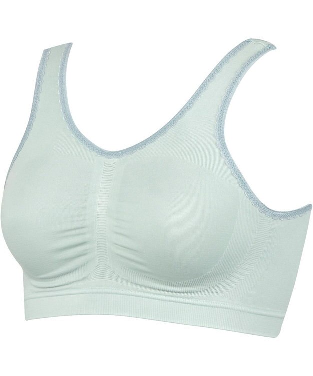 Wing ノンワイヤーブラ　【ナイトアップブラ】　寝るとき用ブラ　夜のバストケア　ウイング／ワコール　KB3507 オリーブ