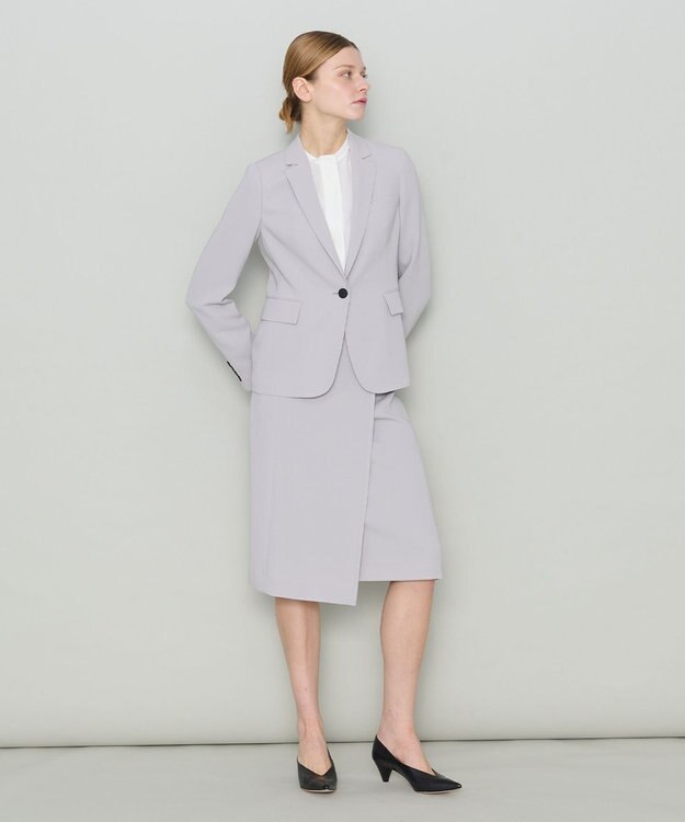 JOSEPH 【洗える】プランプトフルー　スカート Light grey