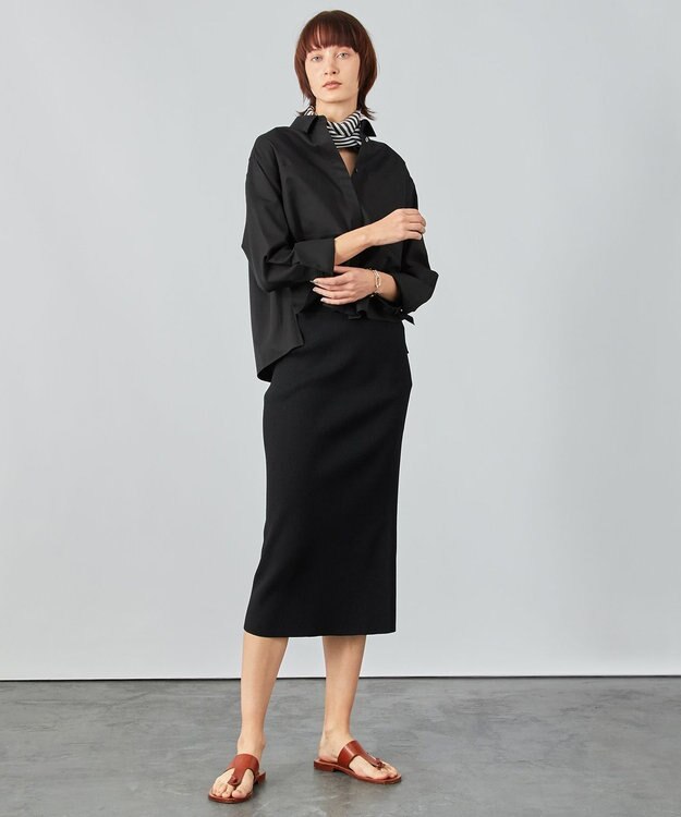 BEIGE， CESTAS / ニットスカート Black