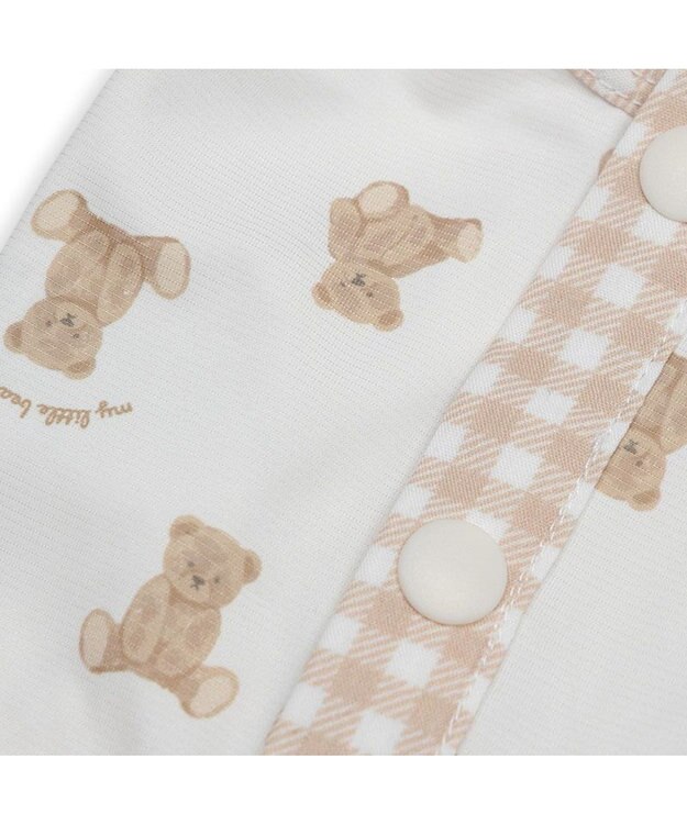 PET PARADISE ペットパラダイス くまちゃん 接触冷感 背中開き タンクトップ 小型犬 ホワイト×ブラウン