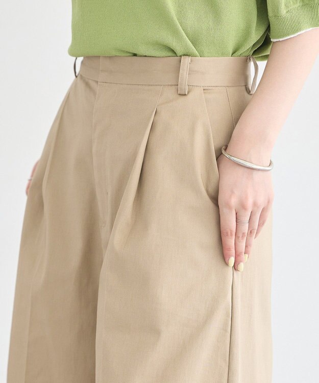 earth music&ecology チノバミューダパンツ Beige