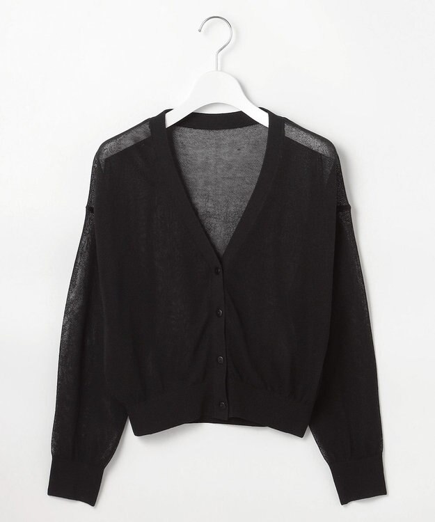 Feroux シアーニット カーディガン ブラック系