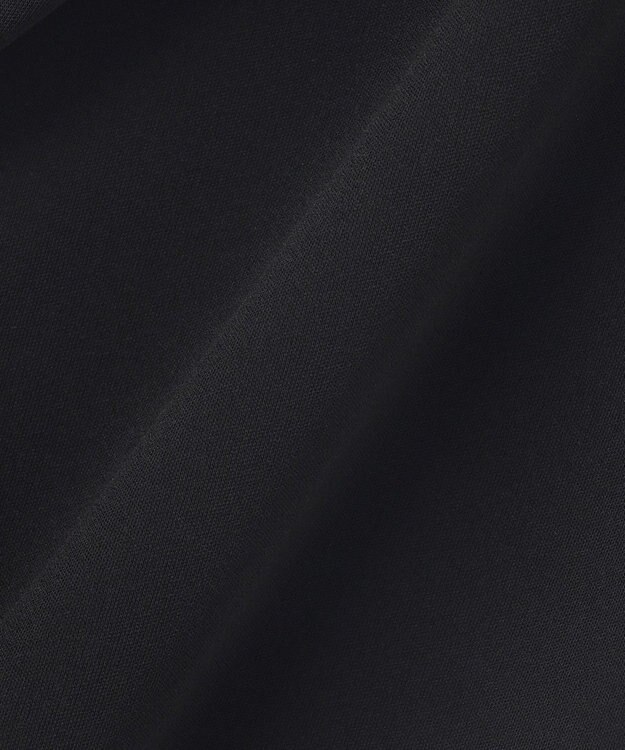 23区 【APPLAUDIR】トリアセドライスムース ドレープドレス ブラック系