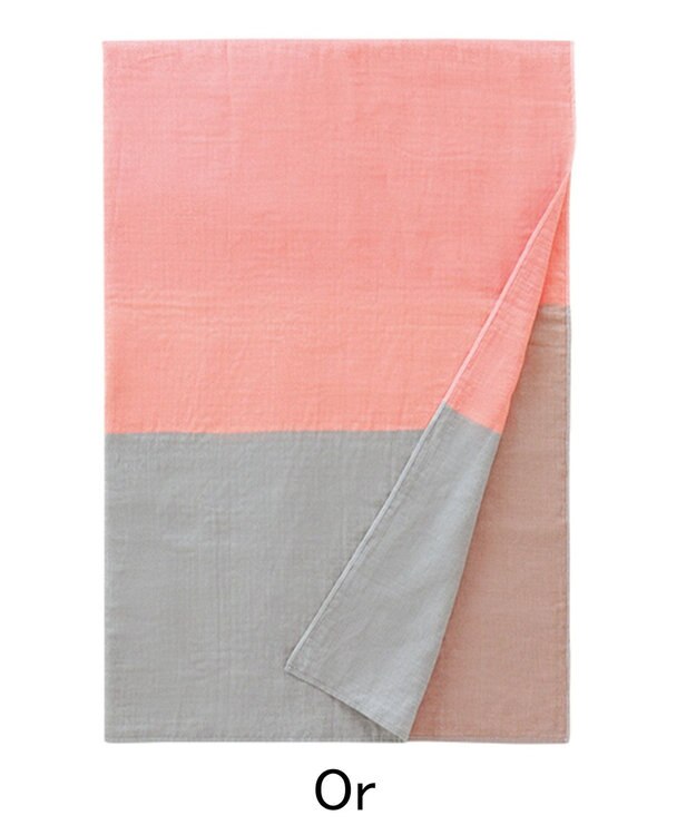 UCHINO 【綿１００％・手軽に洗える】マシュマロガーゼショール オレンジ