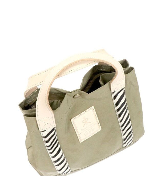 Regalo Felice 【軽量 / A4サイズ対応 / 自立する / 2way】トート / REGALO GYZ(グレー×ゼブラ)