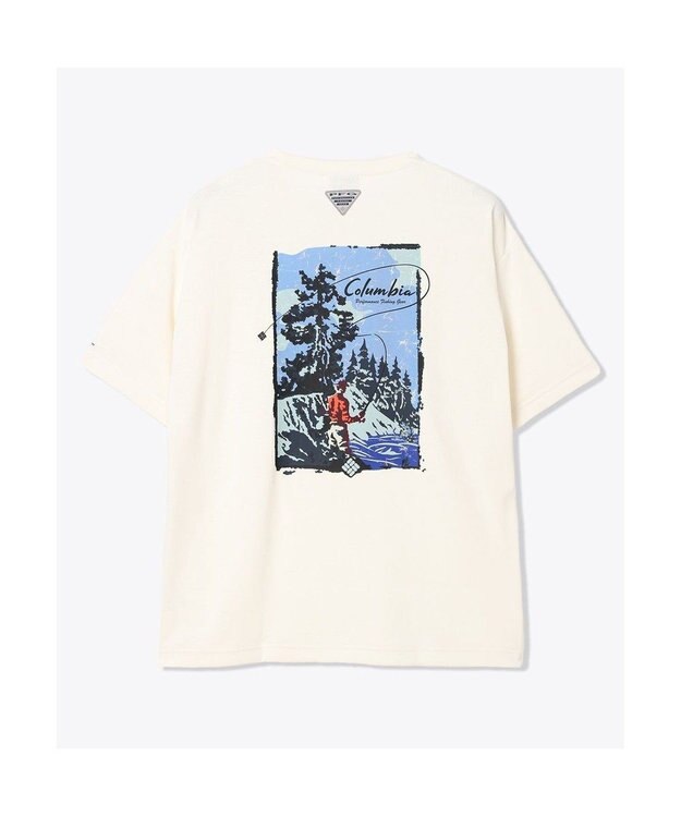 Columbia Columbia/ バーンノベルグラフィックショートスリーブTシャツ /コロンビア Sea Salt