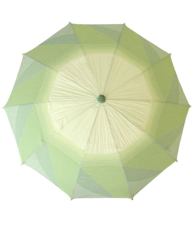 槇田商店 菜-sai- はくさい　日傘 緑