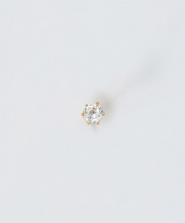 Phoebe 【金属アレルギー対応】ビジューピアス　ゴールド/サージカルステンレス（片耳） ゴールド