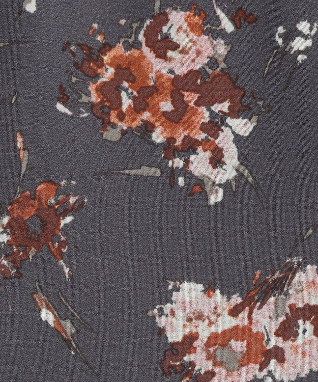 洗える】オータムダリアプリント ワンピース / 自由区 | ファッション