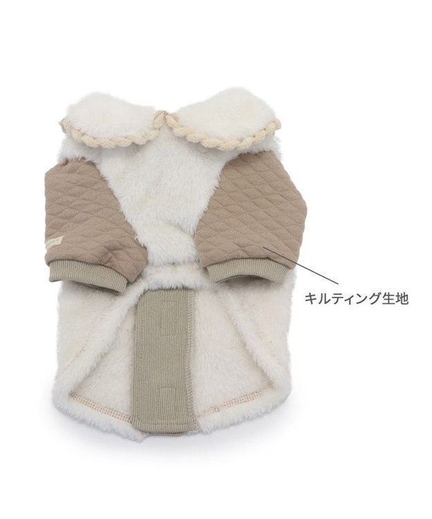 PET PARADISE ペットパラダイス ボアジャケット 襟付き 小型犬 -