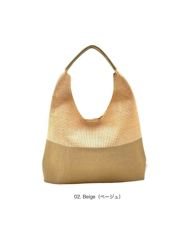 ROOTOTE 3582【ルートート】LT.ラウンド.メッシュ.ニット-A 02：ベージュ