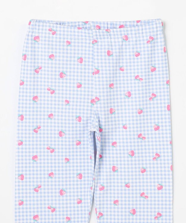 ANY KIDS 【Strawberry Collection】いちごレギンス サックスブルー
