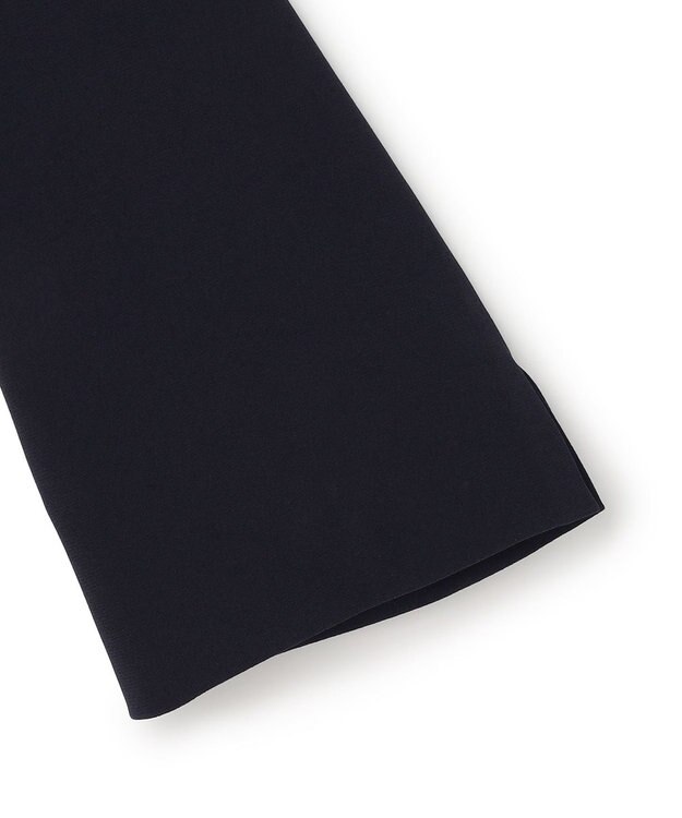 23区 【APPLAUDIR】クリアジョーゼット コンパクトタックジャケット ネイビー系