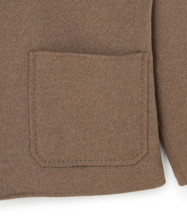 J.PRESS MEN 【WEB限定カラー有】カシミアWフェイス 3パッチ カバーオール ベージュ系