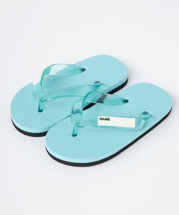 OP／FILA 【Ocean Pacific】名前が書けるビーチサンダル サックス