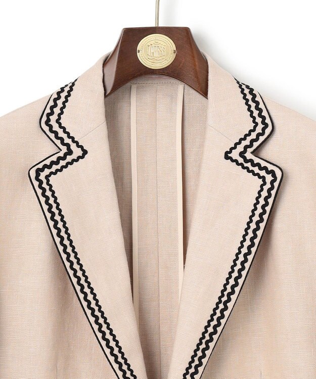 J.PRESS MEN 【J.PRESS ORIGINALS】Linen Basket 2B Club Jacket / Made in Japan アイボリー系