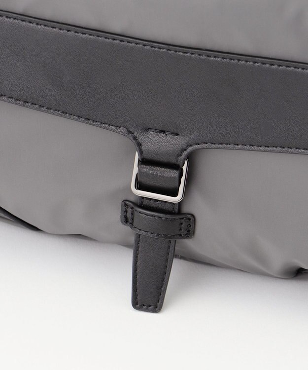 Y'SACCS ミリタリーフラップショルダー　Sサイズ ダークグレー