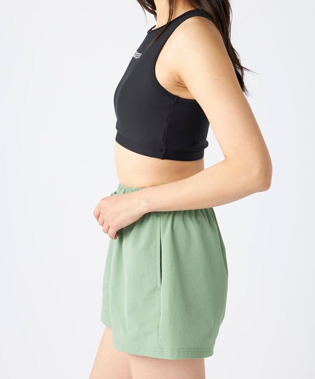 OP／FILA 【Kappa】ラッシュパーカー・ボードショーツ付き　4点セット水着 カーキ