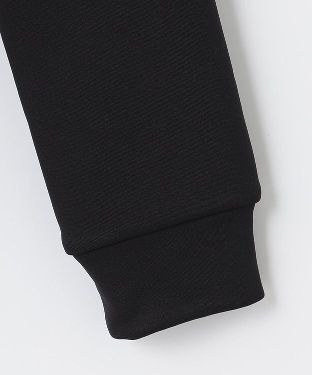 23区GOLF ファン多数の名品トップス 【WOMEN】ストレッチ裏フリース モックネックシャツ ブラック系