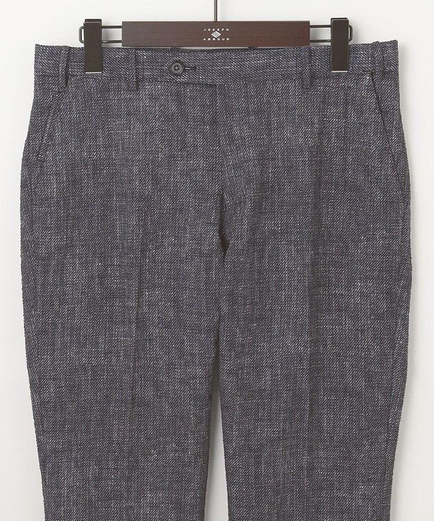 JOSEPH ABBOUD 【ウエストも伸びる！】ライトウェーブ パンツ グレー系1