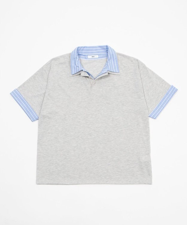WEGO 【ユニセックス着用ITEM】シャツレイヤードT（SS） グレー