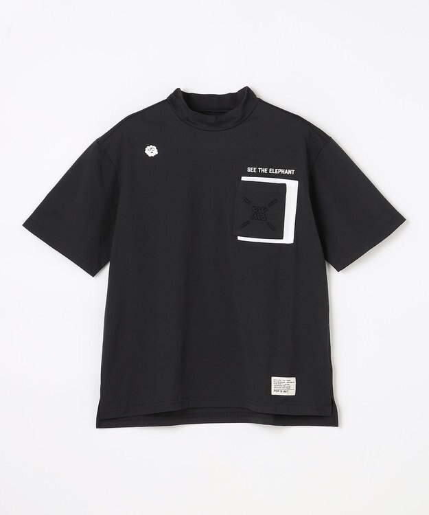 PW CIRCULUS 【WOMEN】ポケットモックネック ゴルフウェア レディース ブラック系