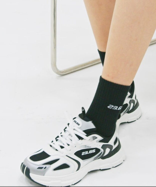 BONTRE 【23.65/イーシプサムチョンユクオ】スポーティレースアップスニーカー/PIPER マルチブラック