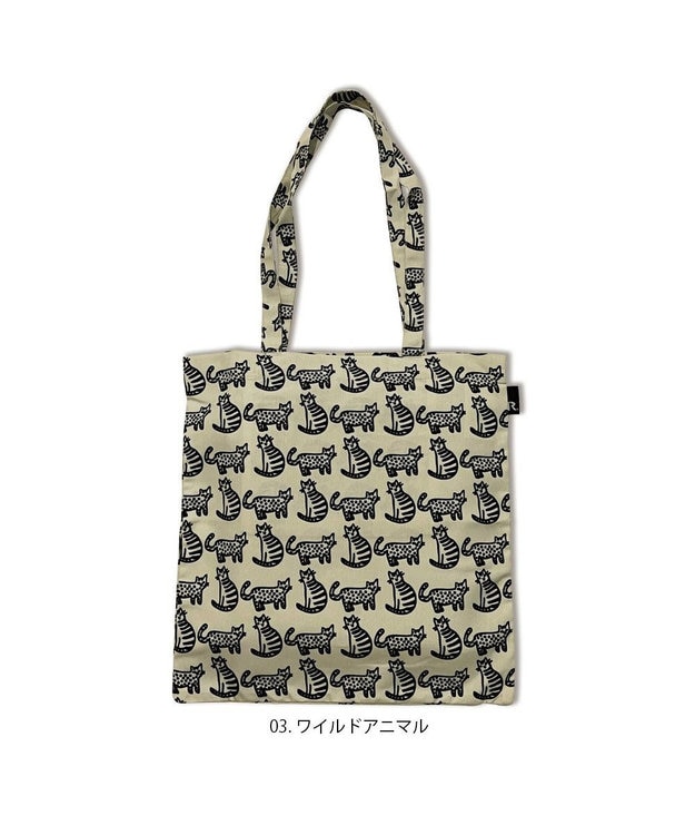 ROOTOTE 6453【A4サイズ収納】RO.トール.フラット.モダン-A 03：ワイルドアニマル