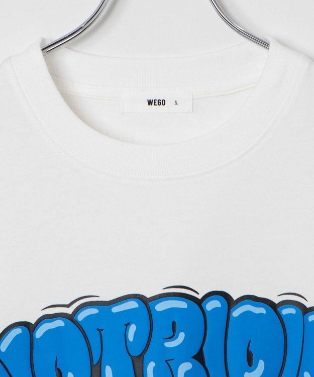 WEGO プランプロゴグラフィックBIGT（S） ホワイト