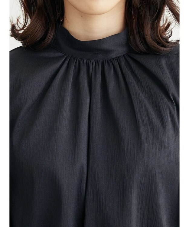 Green Parks ・ＥＬＥＮＣＡＲＥ　ＤＵＥ　バックリボンブラウス Black