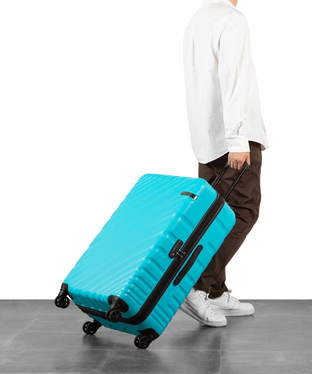 ACE BAGS & LUGGAGE ACE オーバル2 スーツケース 拡張機能 90L/111L 05913 エース ブルー