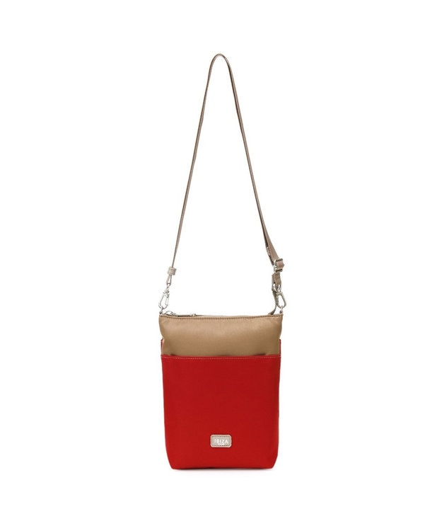 IBIZA ビコロール　ナイロン　ショルダーバッグ(S) 赤