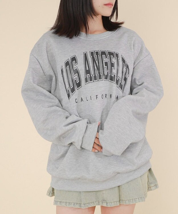 WEGO LOSANGELESプルオーバー 杢グレー