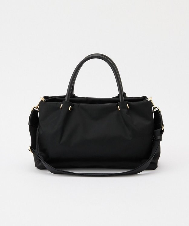 russet ナイロン三層2WAYミニトートバッグ(CE-1580) Black