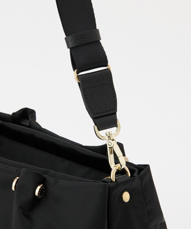 russet ナイロン三層2WAYミニトートバッグ(CE-1580) Black