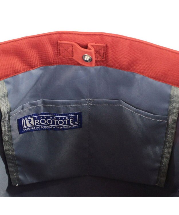 ROOTOTE 3182【ロングセラー商品】SN.ミディアム.ポケッツ-E 03：ブリックレッド