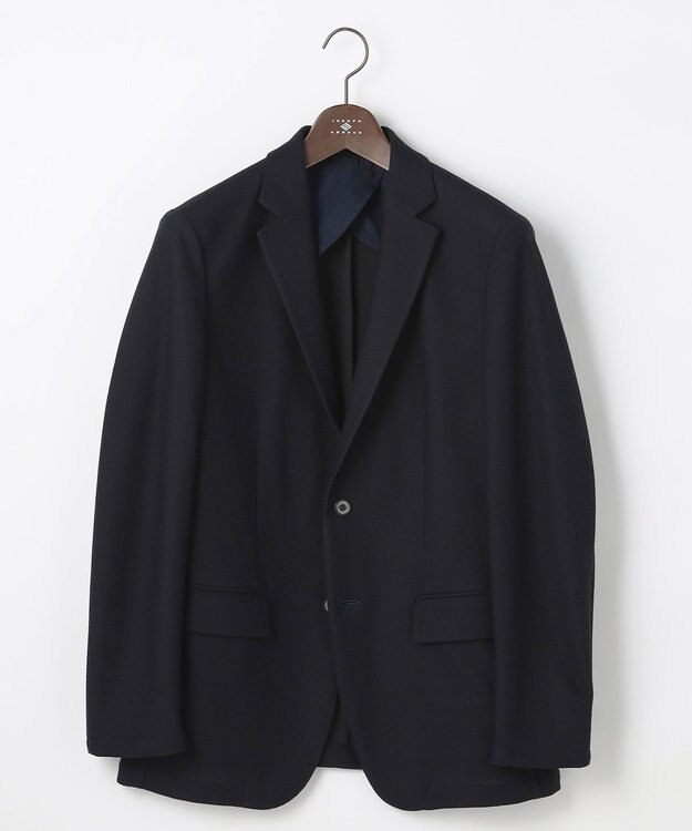 JOSEPH ABBOUD 【キングサイズ・JAPANファブリック/軽量/ジャージー素材】 サマージャージージャケット ネイビー系