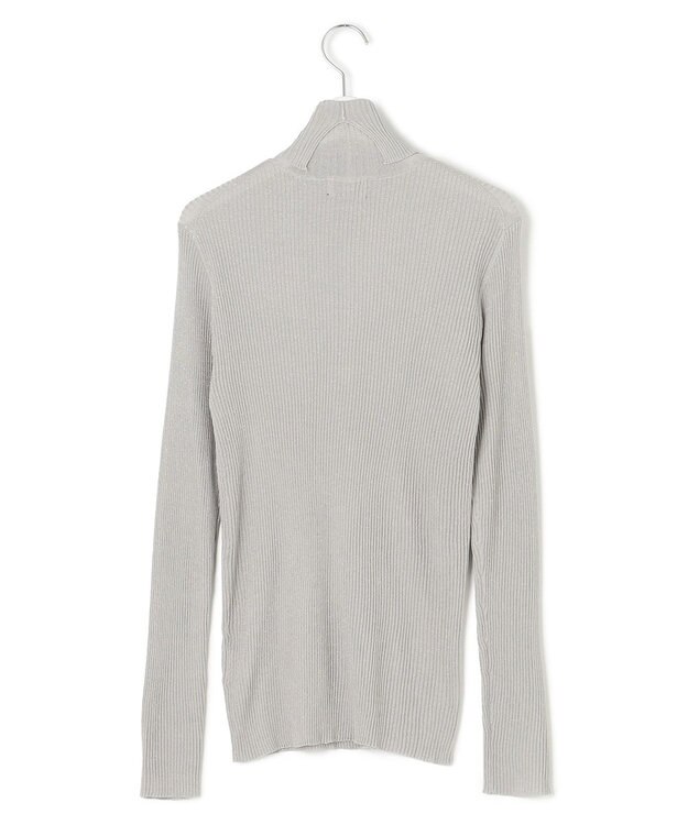 J.PRESS YORK STREET 【WOMEN】シアリブ タートルニット ライトグレー系