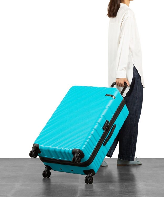 ACE BAGS & LUGGAGE ACE オーバル2 スーツケース 拡張機能 90L/111L 05913 エース ブルー