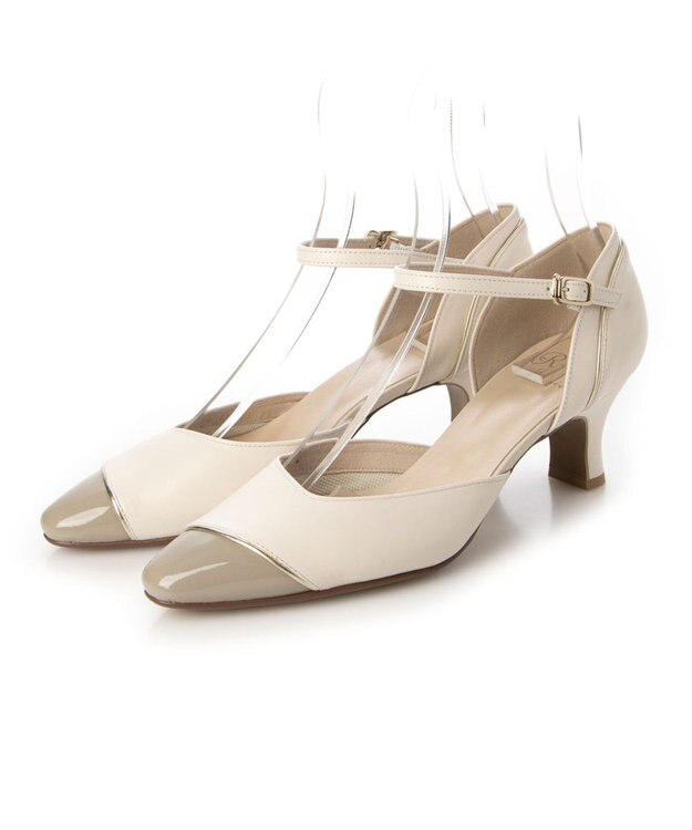 Riz raffinee <Riz raffinee>ポインテッドトゥセパレートパンプス アイボリー